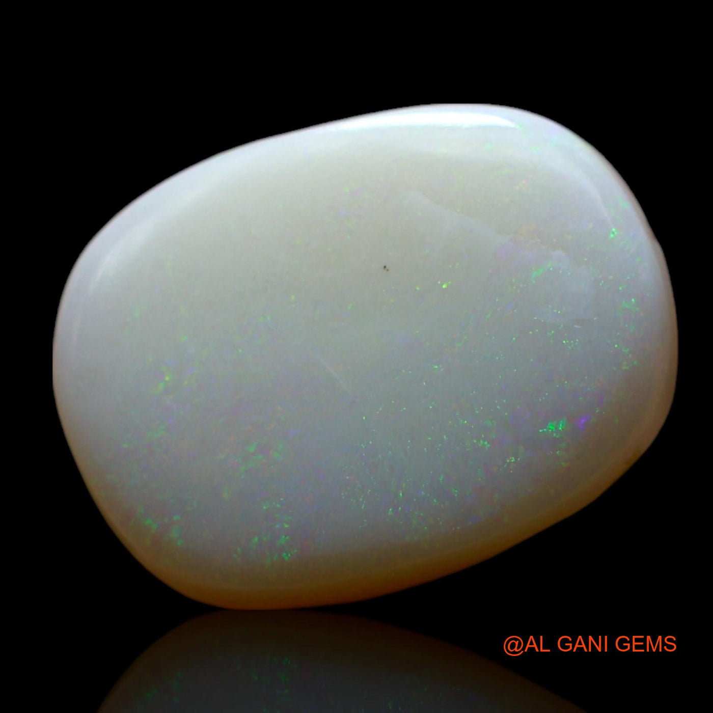 Natural Fire Opal Gemstone 4.00 Cts Loose Oval Cabochon From Australia 14x11x3 mm AF-123