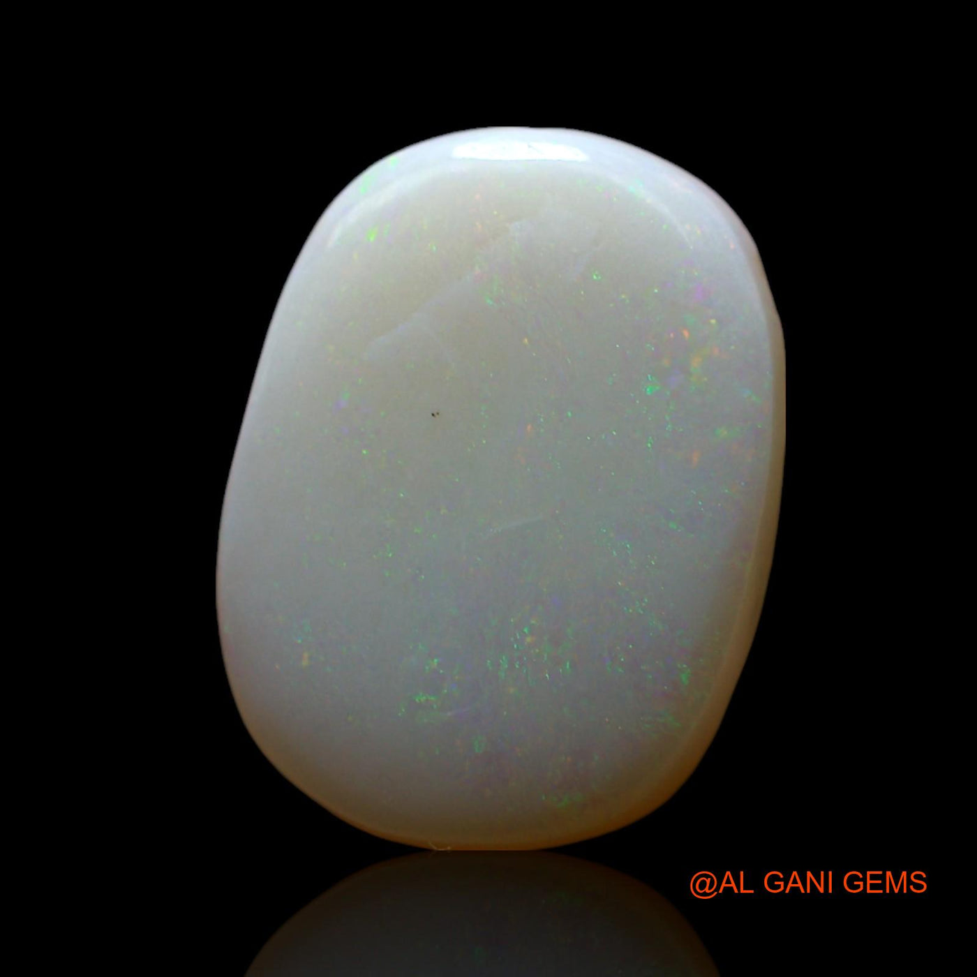Natural Fire Opal Gemstone 4.00 Cts Loose Oval Cabochon From Australia 14x11x3 mm AF-123
