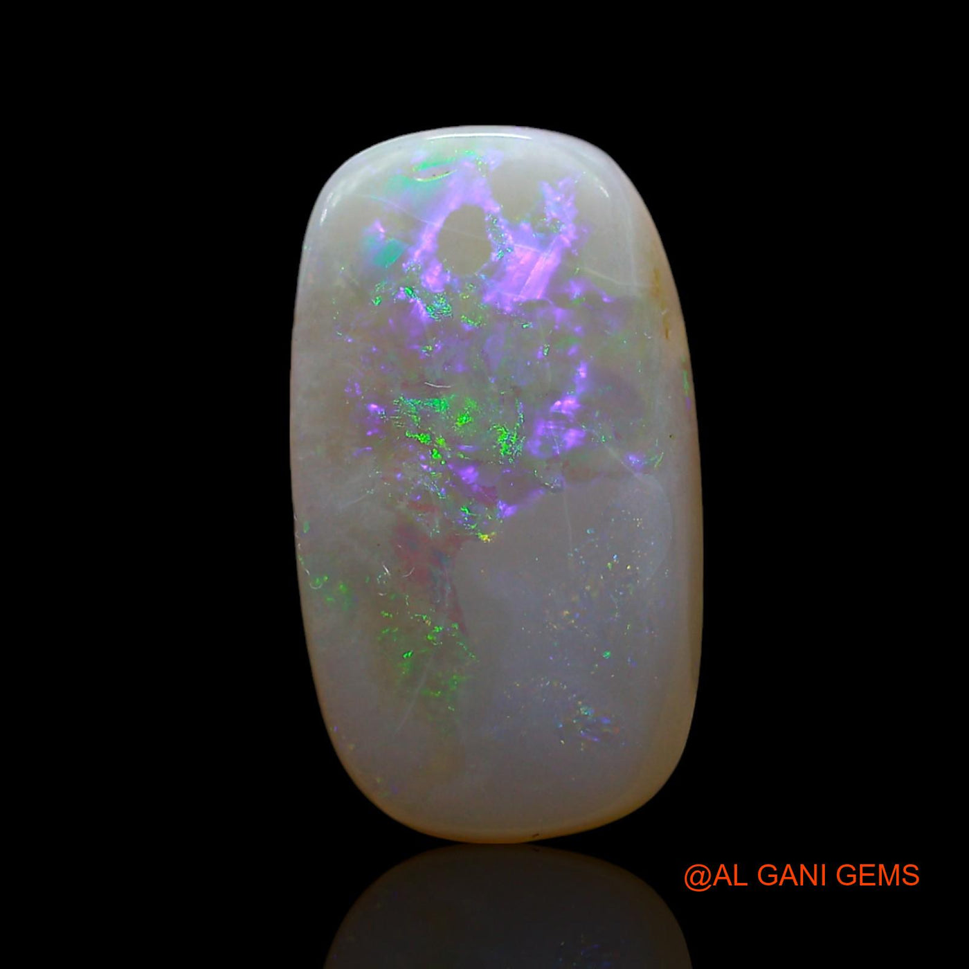 4.00 Cts Unheated Australian Fire Opal Loose Gemstone Oval Cabochon Natural 17x9x3 mm AF-126