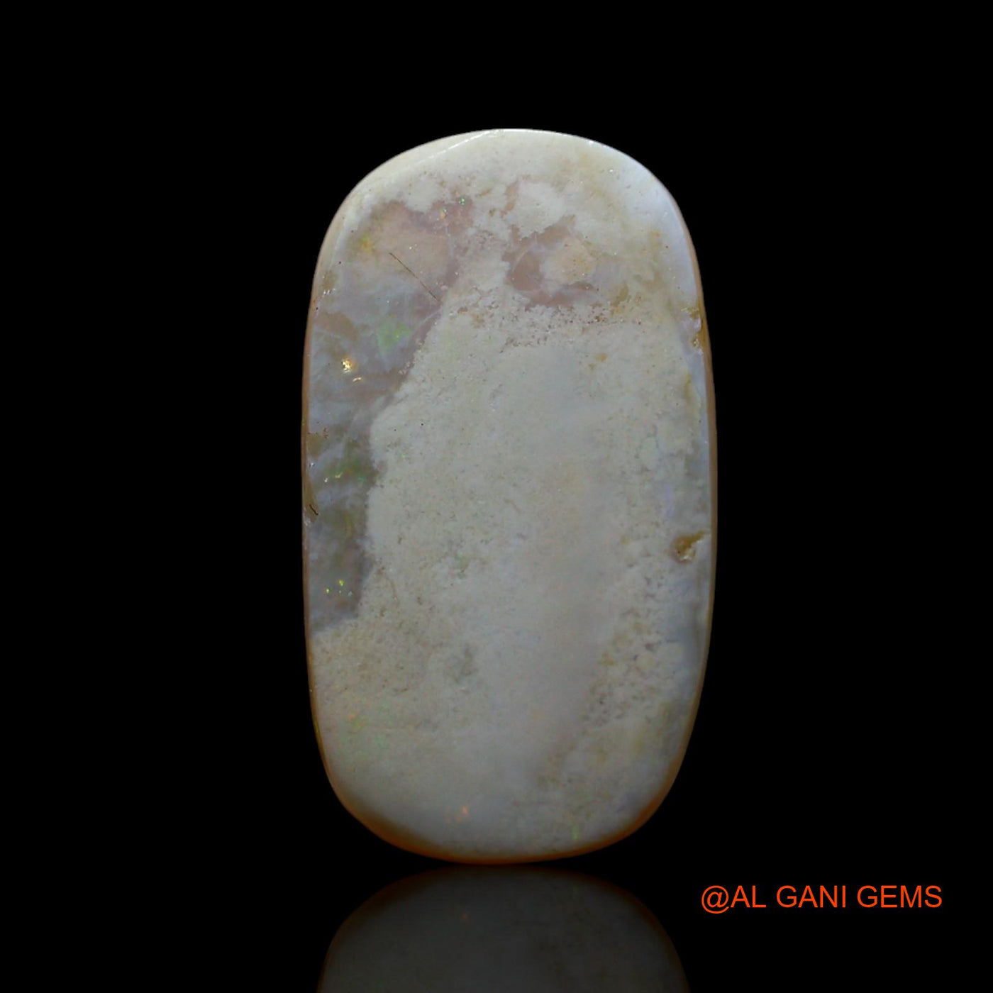 4.00 Cts Unheated Australian Fire Opal Loose Gemstone Oval Cabochon Natural 17x9x3 mm AF-126