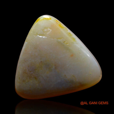 5.00 Cts Natural Australian Fire Opal Loose Gemstone Trillion Cabochon 13x13x4 mm AF-127