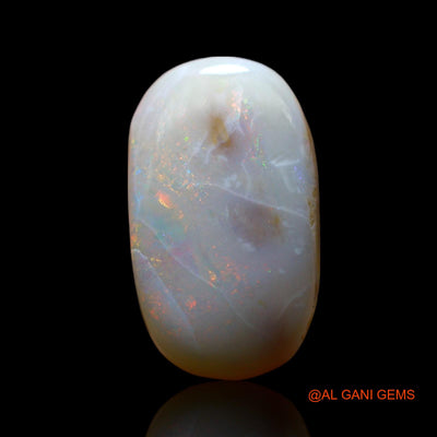 Natural Fire Opal Gemstone 5.00 Cts Loose Oval Cabochon From Australia 16x9x4 mm AF-128