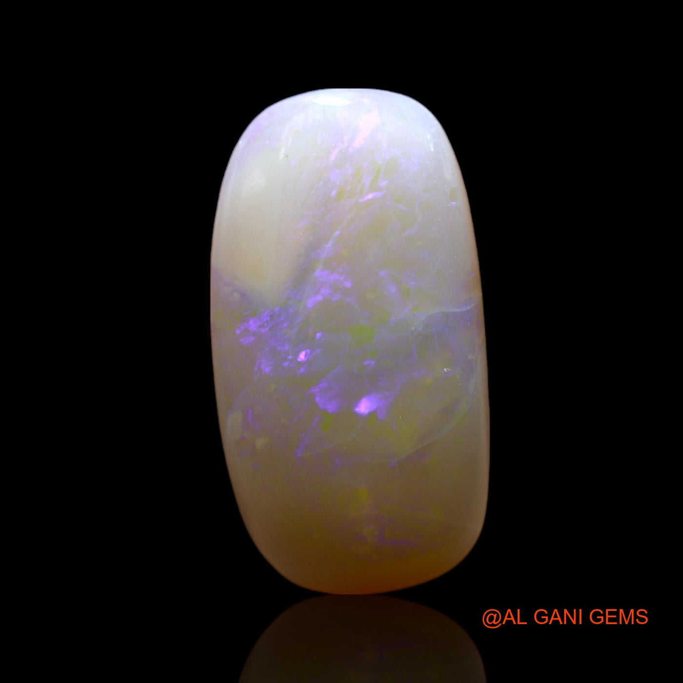 Natural Untreated Fire Opal Loose Gemstone Oval Cabochon From Australia 3.00 Cts 16x9x3 mm AF-129