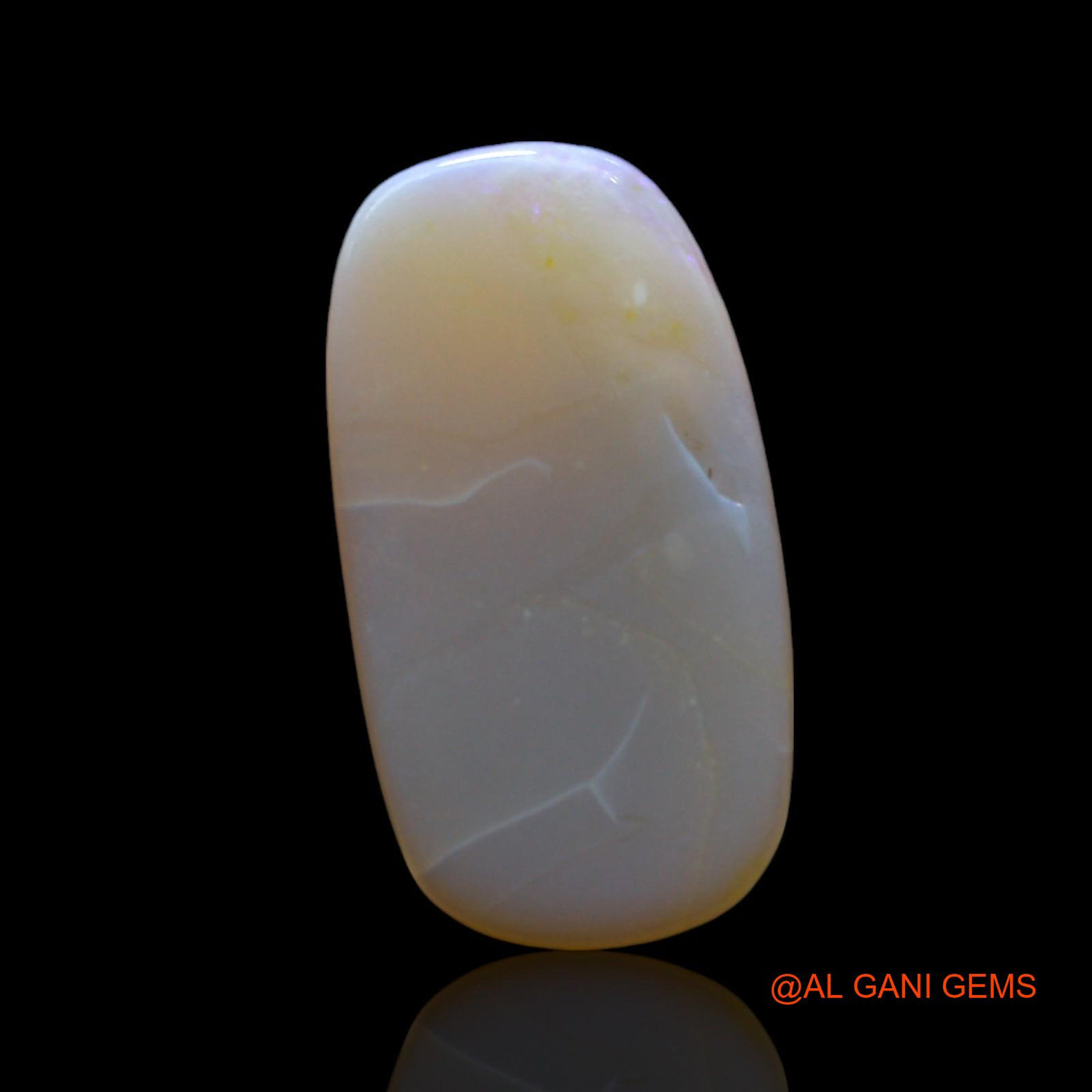 Natural Untreated Fire Opal Loose Gemstone Oval Cabochon From Australia 3.00 Cts 16x9x3 mm AF-129