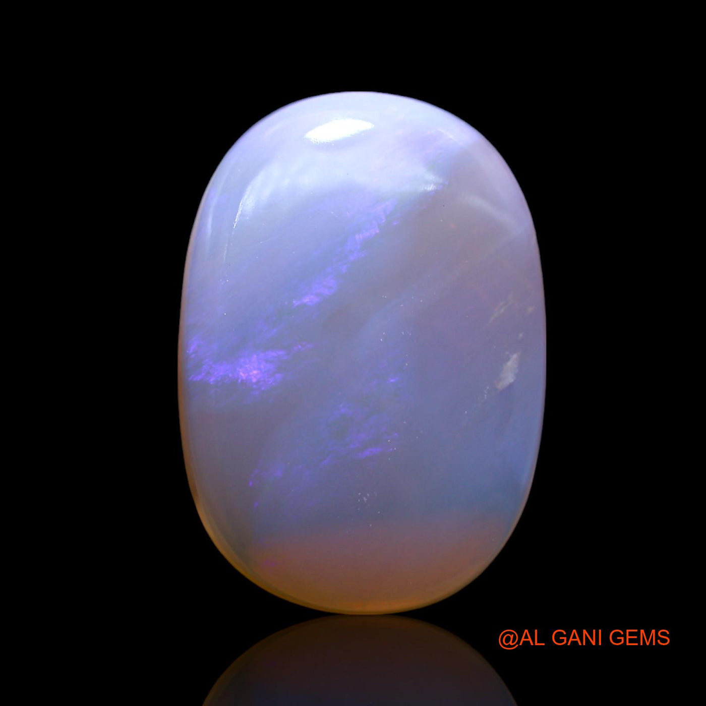 Natural Untreated Fire Opal Loose Gemstone Oval Cabochon From Australia 13.00 Cts 22x15x5 mm AF-12