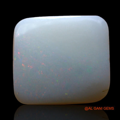 Natural Untreated Fire Opal Loose Gemstone Square Cabochon From Australia 3.00 Cts 12x11x3 mm AF-130