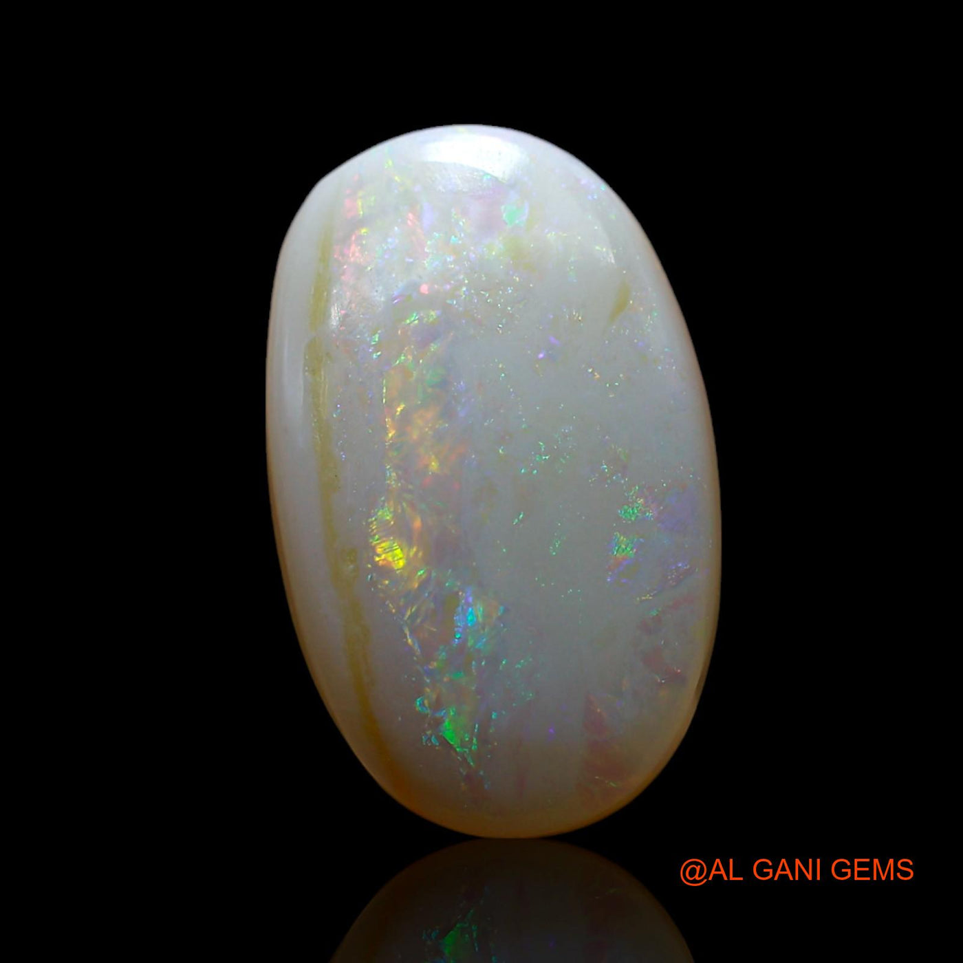 5.00 Cts Natural Australian Fire Opal Loose Gemstone Oval Cabochon 16x10x4 mm AF-134