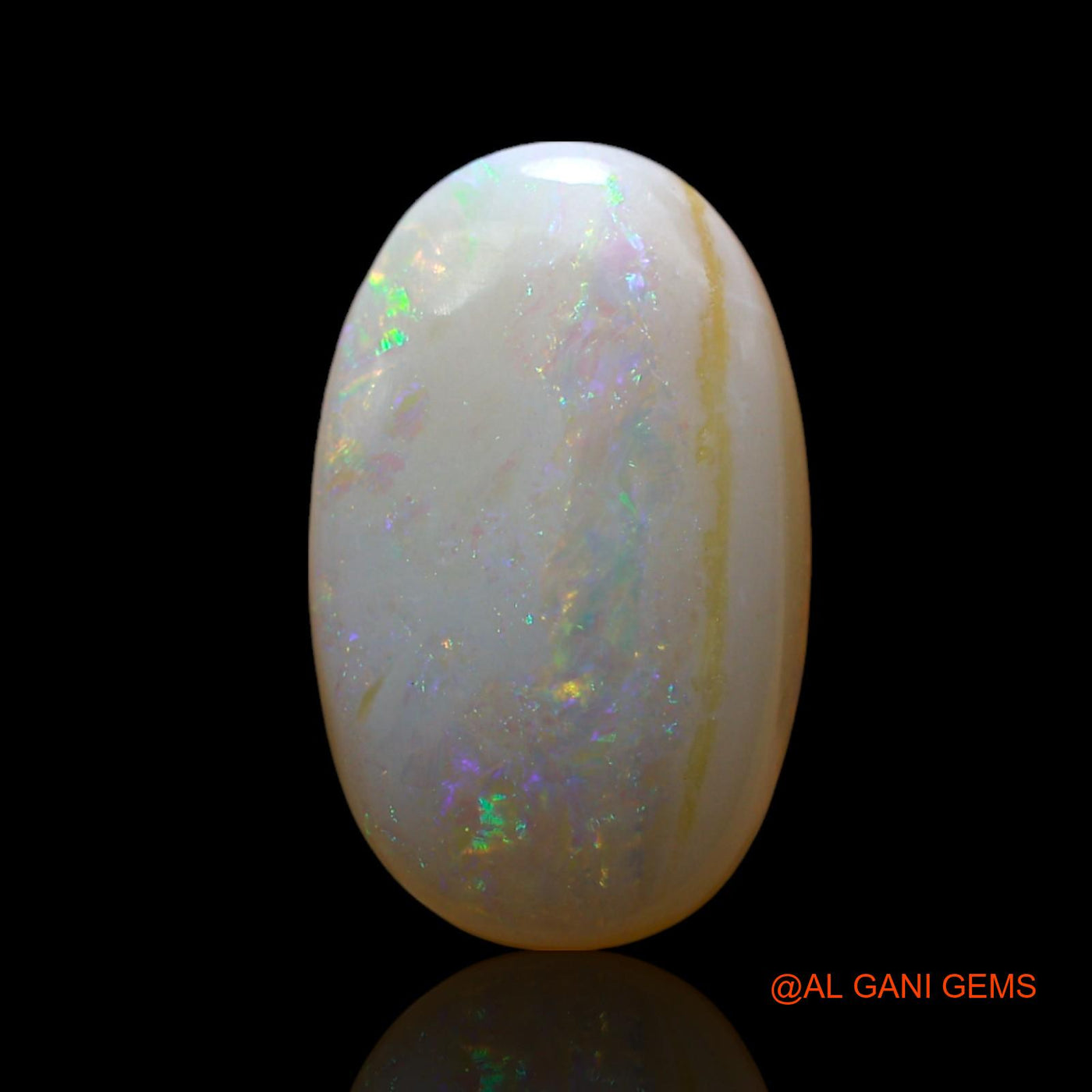 5.00 Cts Natural Australian Fire Opal Loose Gemstone Oval Cabochon 16x10x4 mm AF-134