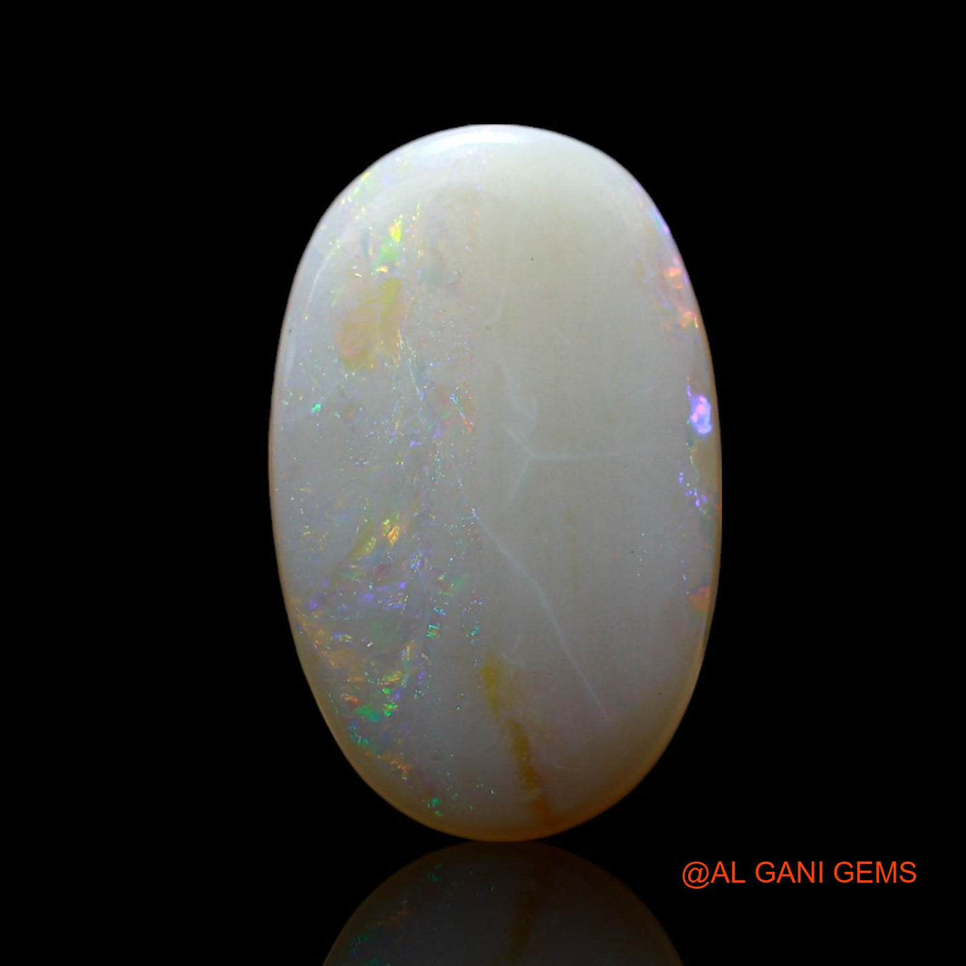 5.00 Cts Natural Australian Fire Opal Loose Gemstone Oval Cabochon 16x10x4 mm AF-134