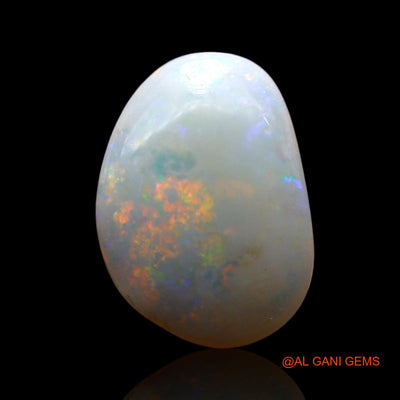 4.00 Cts Natural Australian Fire Opal Loose Gemstone Fancy Cabochon 15x10x4 mm AF-135