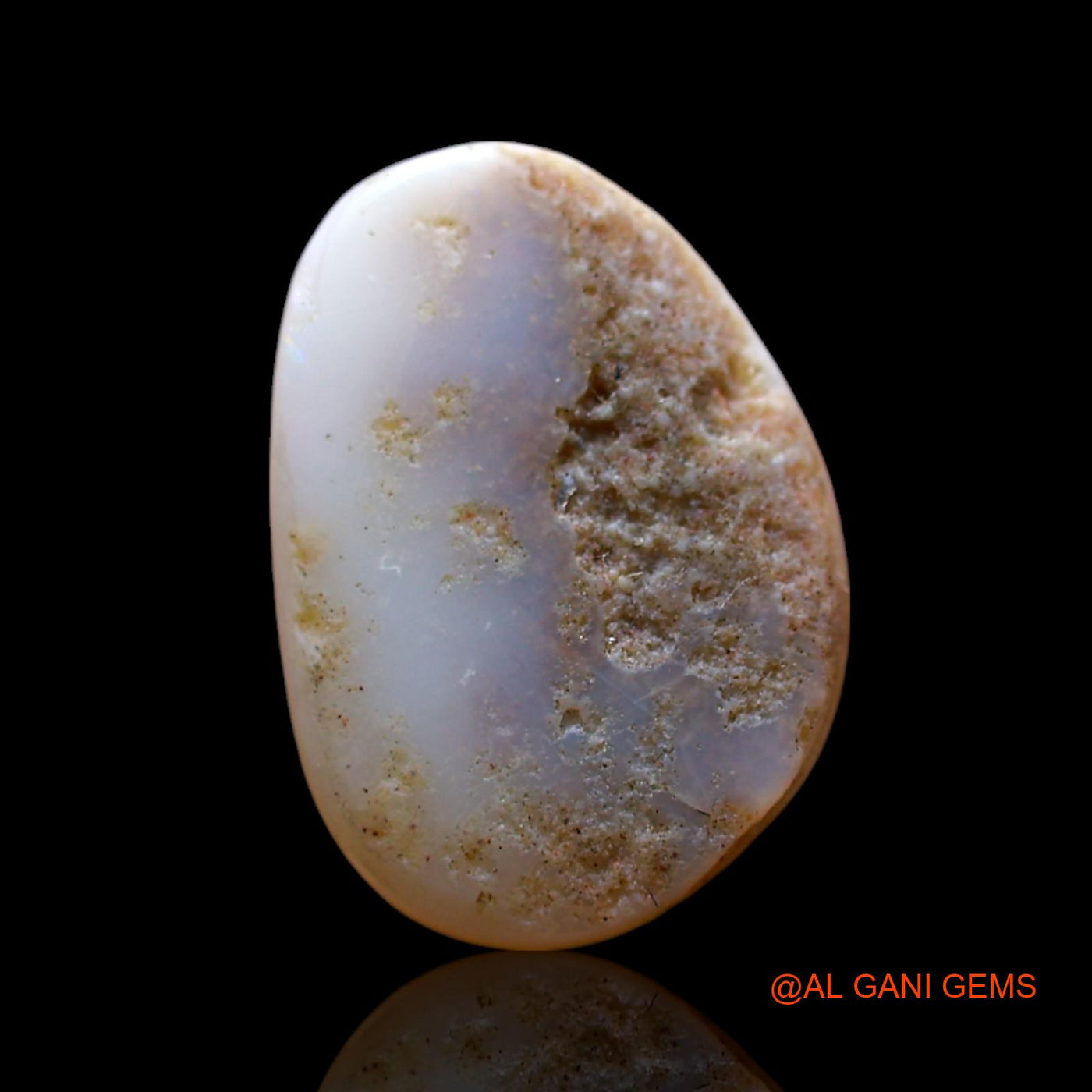 4.00 Cts Natural Australian Fire Opal Loose Gemstone Fancy Cabochon 15x10x4 mm AF-135