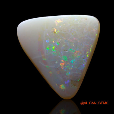 3.00 Cts Natural Australian Fire Opal Loose Gemstone Trillion Cabochon 13x13x3 mm AF-136