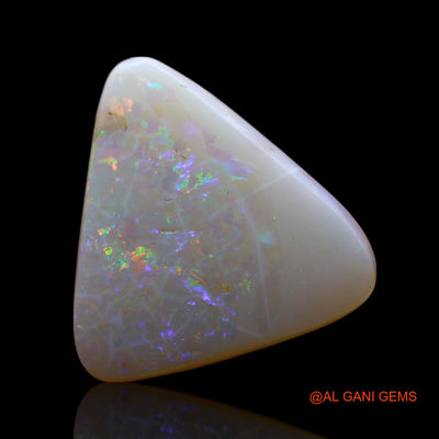 3.00 Cts Natural Australian Fire Opal Loose Gemstone Trillion Cabochon 13x13x3 mm AF-136