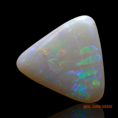 3.00 Cts Natural Australian Fire Opal Loose Gemstone Trillion Cabochon 13x13x3 mm AF-136
