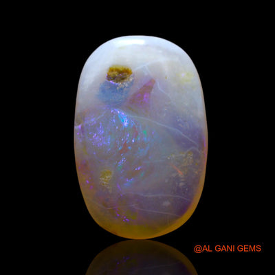 4.00 Cts Natural Australian Fire Opal Loose Gemstone Oval Cabochon 15x10x4 mm AF-137