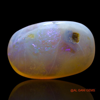4.00 Cts Natural Australian Fire Opal Loose Gemstone Oval Cabochon 15x10x4 mm AF-137