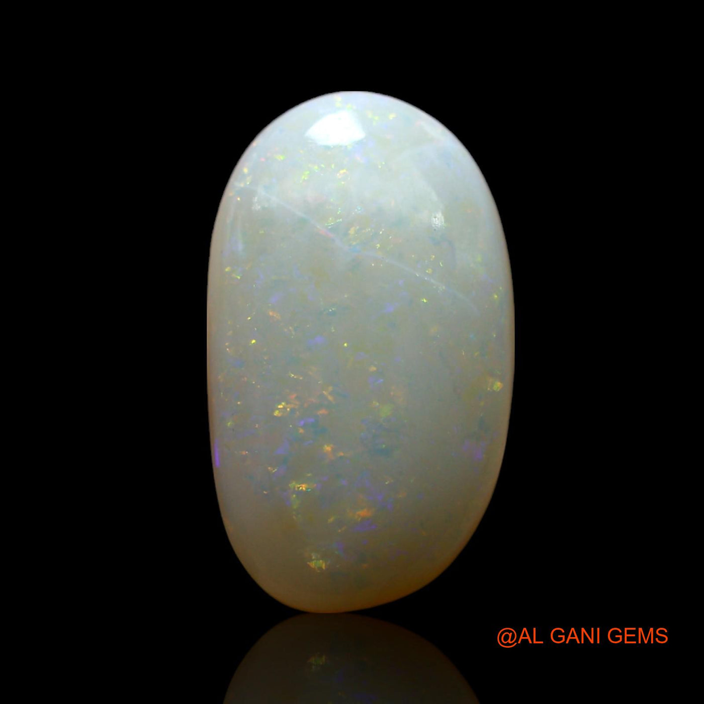 4.00 Cts Natural Australian Fire Opal Loose Gemstone Oval Cabochon 16x9x4 mm AF-138