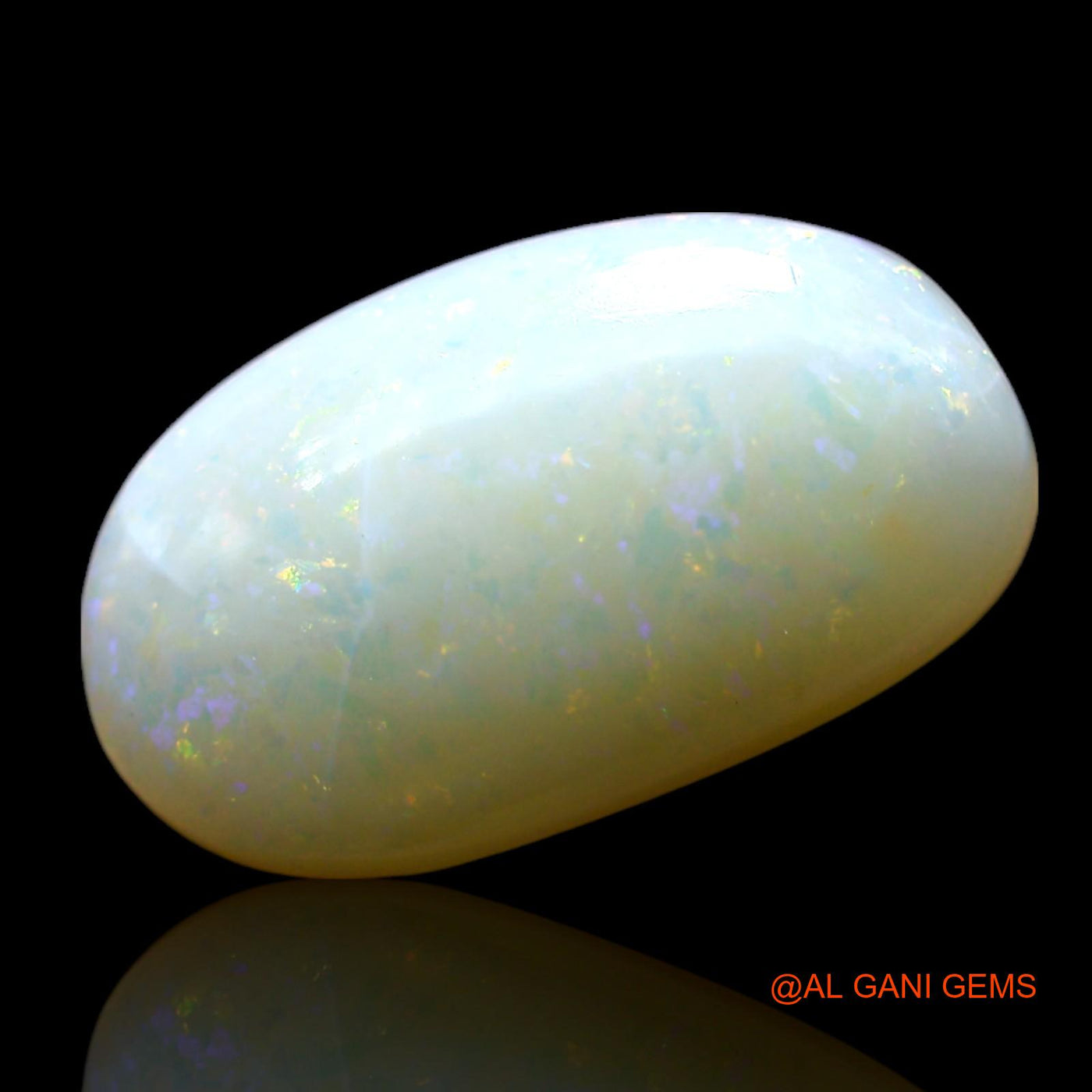 4.00 Cts Natural Australian Fire Opal Loose Gemstone Oval Cabochon 16x9x4 mm AF-138