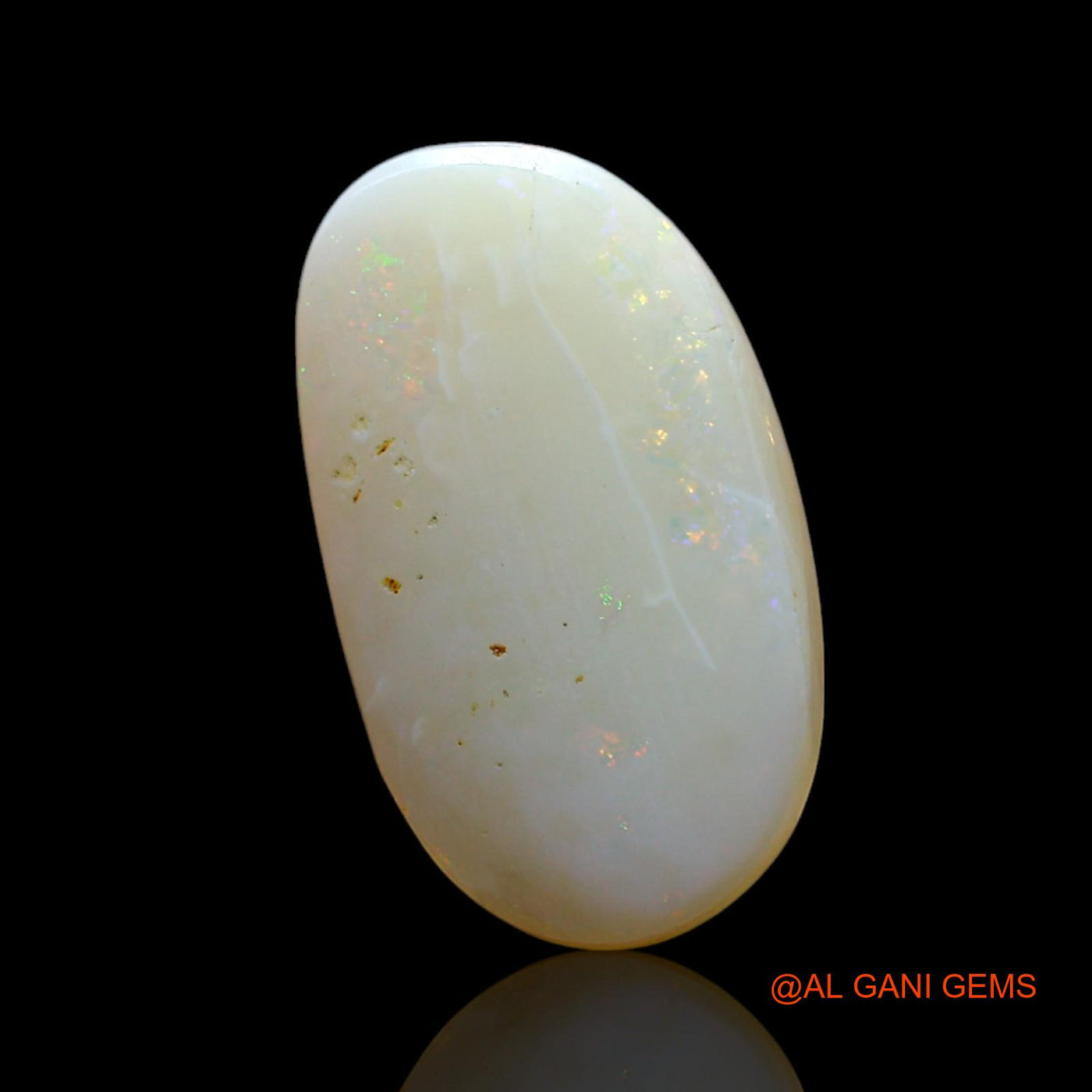 4.00 Cts Natural Australian Fire Opal Loose Gemstone Oval Cabochon 16x9x4 mm AF-138