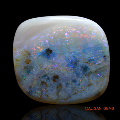 10.00 Cts Natural Australian Fire Opal Loose Gemstone Fancy Cabochon 18x17x3 mm AF-13