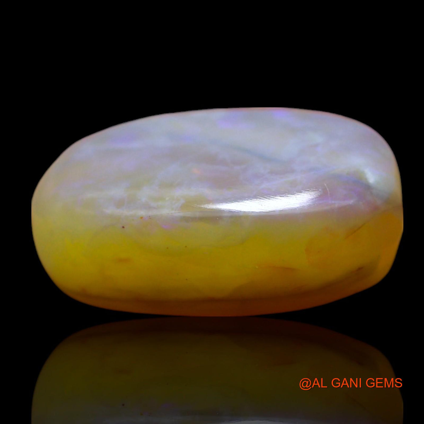 6.00 Cts Natural Australian Fire Opal Loose Gemstone Oval Cabochon 15x9x5 mm AF-141