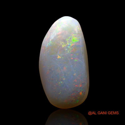 4.00 Cts Unheated Australian Fire Opal Loose Gemstone Fancy Cabochon Natural 16x8x4 mm AF-142
