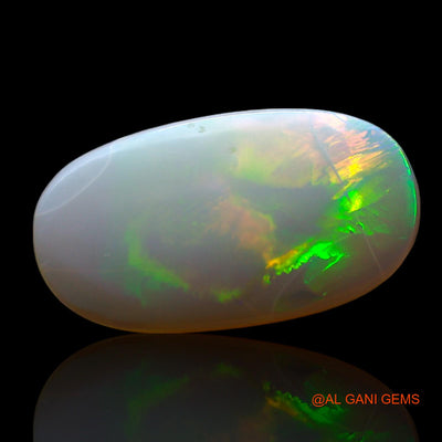 Natural Untreated Fire Opal Loose Gemstone Oval Cabochon From Australia 2.00 Cts 16x9x2 mm AF-144