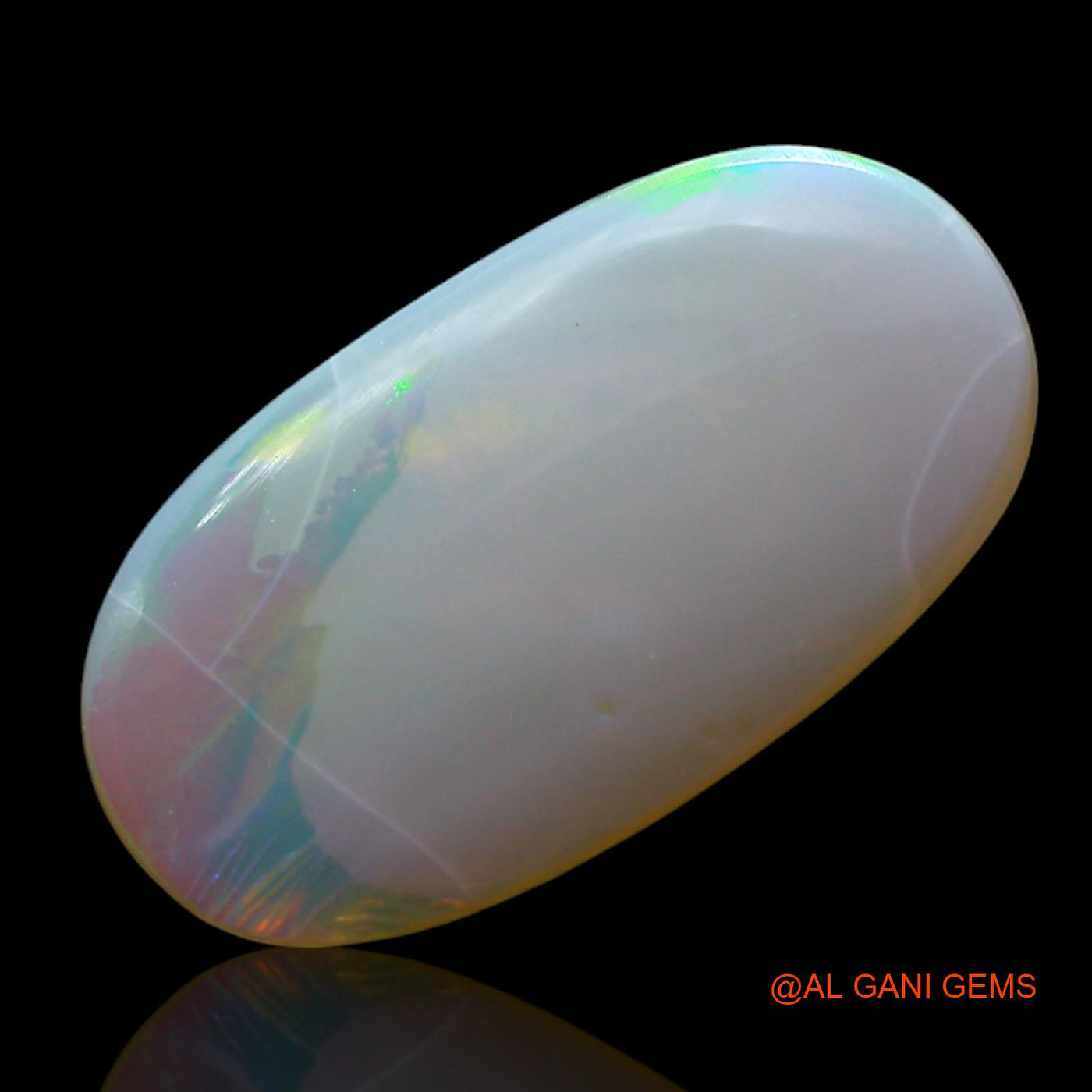 Natural Untreated Fire Opal Loose Gemstone Oval Cabochon From Australia 2.00 Cts 16x9x2 mm AF-144