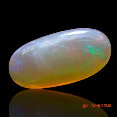 4.00 Cts Natural Australian Fire Opal Oval Cabochon Loose Gemstone For Jewelry 16x8x4 mm AF-145