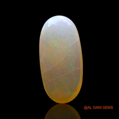 4.00 Cts Natural Australian Fire Opal Oval Cabochon Loose Gemstone For Jewelry 16x8x4 mm AF-145