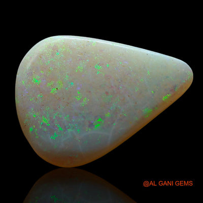 Natural Fire Opal Gemstone 3.00 Cts Loose Pear Cabochon From Australia 14x10x3 mm AF-146