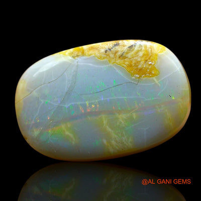 12.00 Cts Unheated Australian Fire Opal Loose Gemstone Oval Cabochon Natural 20x13x5 mm AF-14
