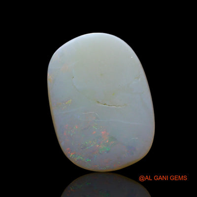 3.00 Cts Unheated Australian Fire Opal Loose Gemstone Oval Cabochon Natural 14x10x3 mm AF-150