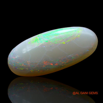 3.00 Cts Natural Australian Fire Opal Loose Gemstone Oval Cabochon 17x7x4 mm AF-153