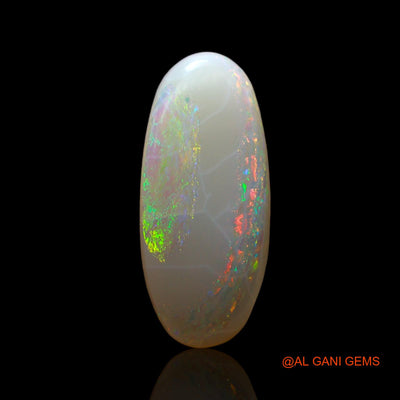 3.00 Cts Natural Australian Fire Opal Loose Gemstone Oval Cabochon 17x7x4 mm AF-153