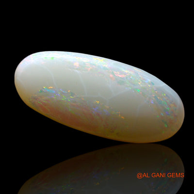 3.00 Cts Natural Australian Fire Opal Loose Gemstone Oval Cabochon 17x7x4 mm AF-153