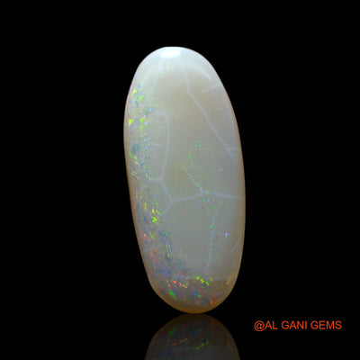 3.00 Cts Natural Australian Fire Opal Loose Gemstone Oval Cabochon 17x7x4 mm AF-153