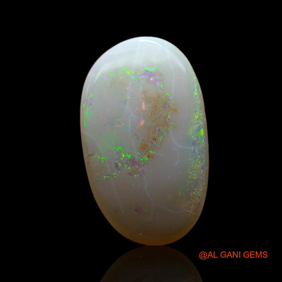 3.00 Cts Unheated Australian Fire Opal Loose Gemstone Oval Cabochon Natural 14x9x3 mm AF-154