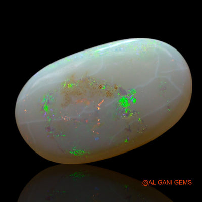 3.00 Cts Unheated Australian Fire Opal Loose Gemstone Oval Cabochon Natural 14x9x3 mm AF-154