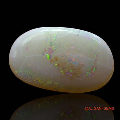 3.00 Cts Unheated Australian Fire Opal Loose Gemstone Oval Cabochon Natural 14x9x3 mm AF-154