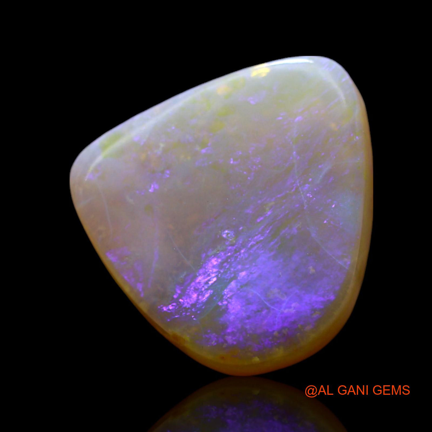 5.00 Cts Natural Australian Fire Opal Fancy Cabochon Loose Gemstone For Jewelry 13x12x5 mm AF-156