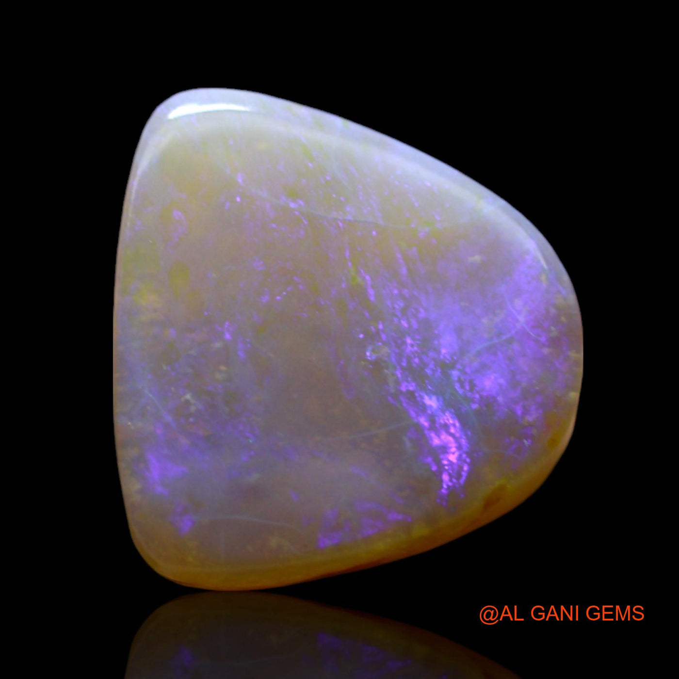 5.00 Cts Natural Australian Fire Opal Fancy Cabochon Loose Gemstone For Jewelry 13x12x5 mm AF-156