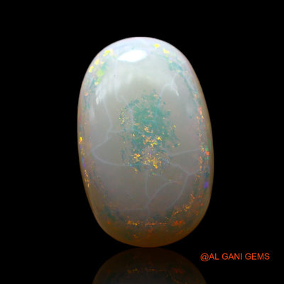 5.00 Cts Natural Australian Fire Opal Oval Cabochon Loose Gemstone For Jewelry 14x9x6 mm AF-157