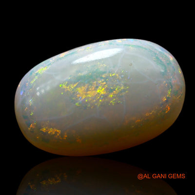 5.00 Cts Natural Australian Fire Opal Oval Cabochon Loose Gemstone For Jewelry 14x9x6 mm AF-157