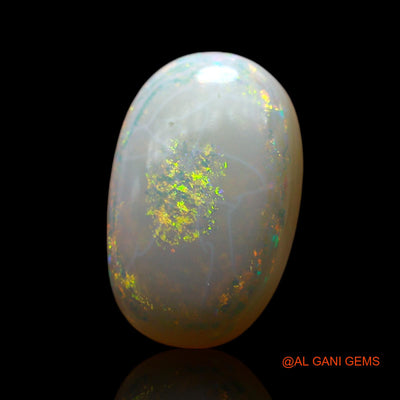 5.00 Cts Natural Australian Fire Opal Oval Cabochon Loose Gemstone For Jewelry 14x9x6 mm AF-157