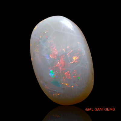 5.00 Cts Natural Australian Fire Opal Oval Cabochon Loose Gemstone For Jewelry 14x9x6 mm AF-157