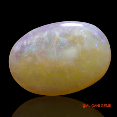 7.00 Cts Natural Australian Fire Opal Loose Gemstone Oval Cabochon 21x15x4 mm AF-15