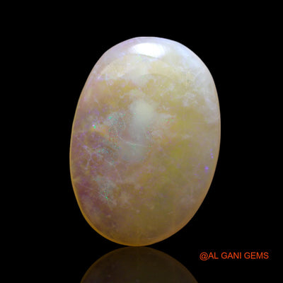 7.00 Cts Natural Australian Fire Opal Loose Gemstone Oval Cabochon 21x15x4 mm AF-15