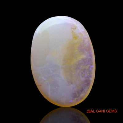 7.00 Cts Natural Australian Fire Opal Loose Gemstone Oval Cabochon 21x15x4 mm AF-15