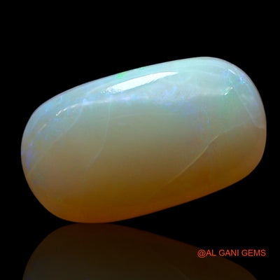 Natural Untreated Fire Opal Loose Gemstone Oval Cabochon From Australia 3.00 Cts 15x8x4 mm AF-160